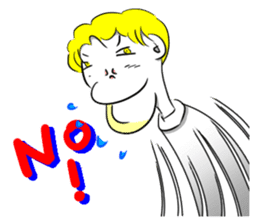 Sixian boy of Summer Letter sticker #3327726