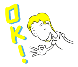 Sixian boy of Summer Letter sticker #3327729