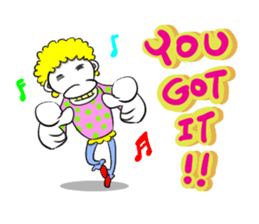 Sixian boy of Summer Letter sticker #3327733