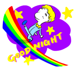 Sixian boy of Summer Letter sticker #3327736