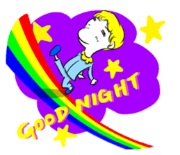 Sixian boy of Summer Letter sticker #3327736