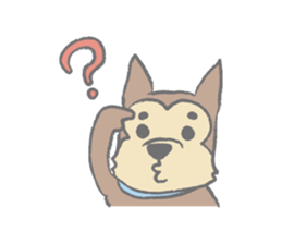 "Koro", the super dog! sticker #3327787