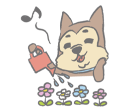 "Koro", the super dog! sticker #3327796