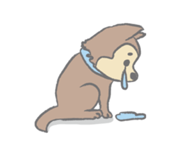 "Koro", the super dog! sticker #3327806