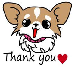 Cute but Lazy dog "imochan" sticker #3328499