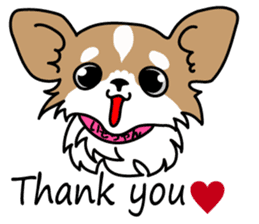 Cute but Lazy dog "imochan" sticker #3328499