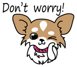 Cute but Lazy dog "imochan" sticker #3328501