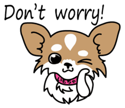 Cute but Lazy dog "imochan" sticker #3328501