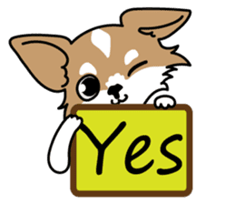 Cute but Lazy dog "imochan" sticker #3328502