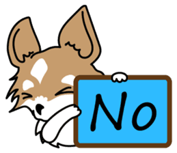 Cute but Lazy dog "imochan" sticker #3328503