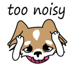 Cute but Lazy dog "imochan" sticker #3328504