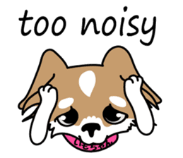 Cute but Lazy dog "imochan" sticker #3328504