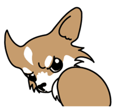 Cute but Lazy dog "imochan" sticker #3328506