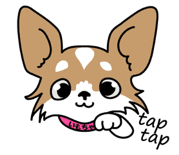 Cute but Lazy dog "imochan" sticker #3328507