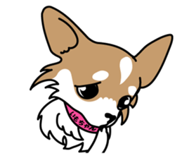 Cute but Lazy dog "imochan" sticker #3328510