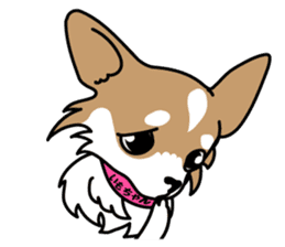 Cute but Lazy dog "imochan" sticker #3328510