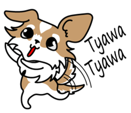 Cute but Lazy dog "imochan" sticker #3328515