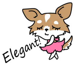 Cute but Lazy dog "imochan" sticker #3328516