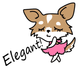 Cute but Lazy dog "imochan" sticker #3328516