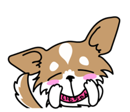 Cute but Lazy dog "imochan" sticker #3328517