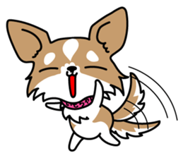 Cute but Lazy dog "imochan" sticker #3328520