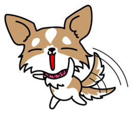 Cute but Lazy dog "imochan" sticker #3328520