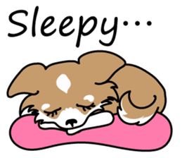 Cute but Lazy dog "imochan" sticker #3328521