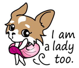 Cute but Lazy dog "imochan" sticker #3328524