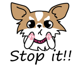 Cute but Lazy dog "imochan" sticker #3328526