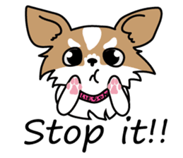 Cute but Lazy dog "imochan" sticker #3328526