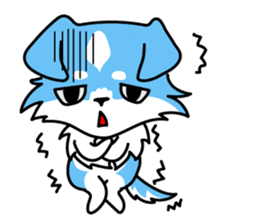 Cute but Lazy dog "imochan" sticker #3328527