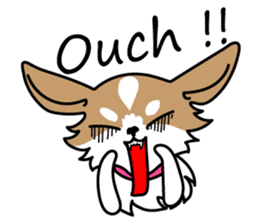 Cute but Lazy dog "imochan" sticker #3328530