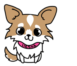 Cute but Lazy dog "imochan" sticker #3328532