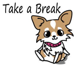 Cute but Lazy dog "imochan" sticker #3328534