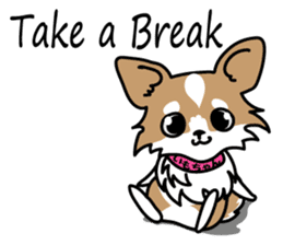 Cute but Lazy dog "imochan" sticker #3328534