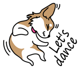 Cute but Lazy dog "imochan" sticker #3328536