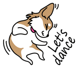 Cute but Lazy dog "imochan" sticker #3328536