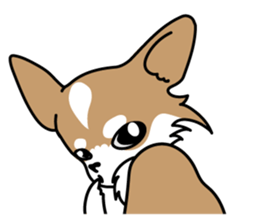 Cute but Lazy dog "imochan" sticker #3328537