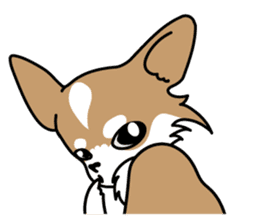 Cute but Lazy dog "imochan" sticker #3328537