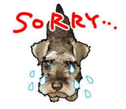 Miniature Schnauzer English ver. sticker #3328920