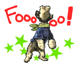 Miniature Schnauzer English ver. sticker #3328928