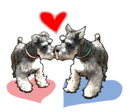 Miniature Schnauzer English ver. sticker #3328929