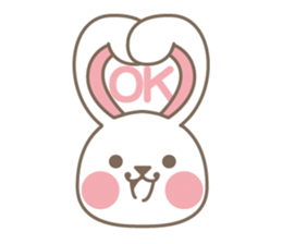rabbit bySATSUKI sticker #3329443