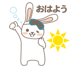 rabbit bySATSUKI sticker #3329450
