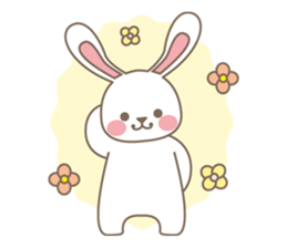 rabbit bySATSUKI sticker #3329457