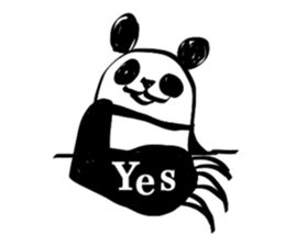 Panda!For your job. But  something funny sticker #3329946
