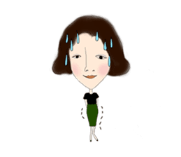 Miss Poker face's elegant life sticker #3330381