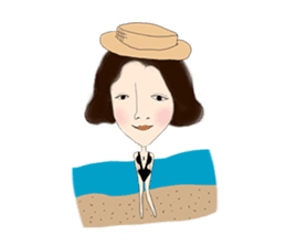 Miss Poker face's elegant life sticker #3330389