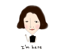 Miss Poker face's elegant life sticker #3330392