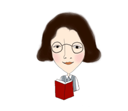 Miss Poker face's elegant life sticker #3330403